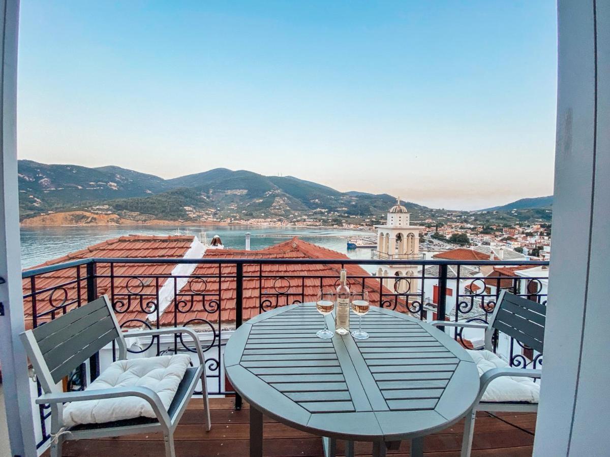 Evageliasvilla Sea View Skopelos Town Bagian luar foto