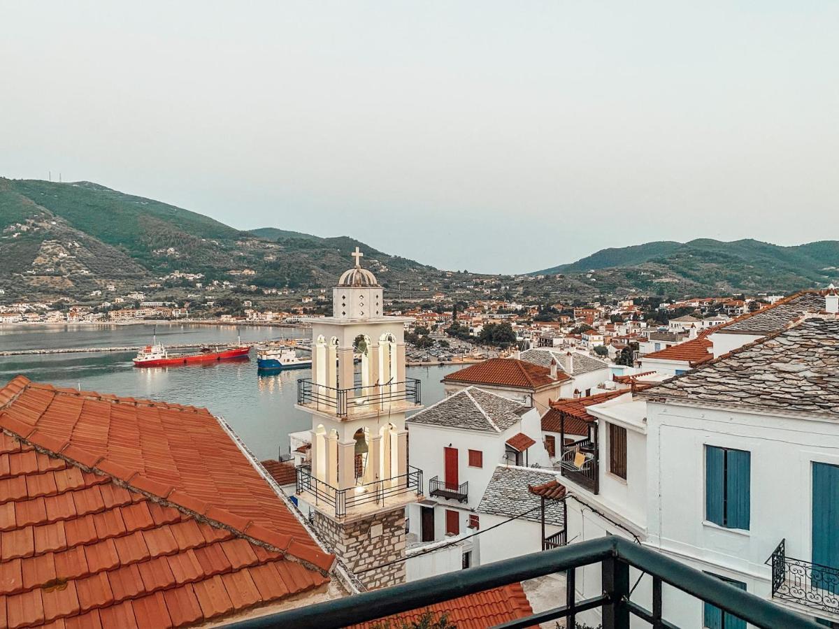 Evageliasvilla Sea View Skopelos Town Bagian luar foto