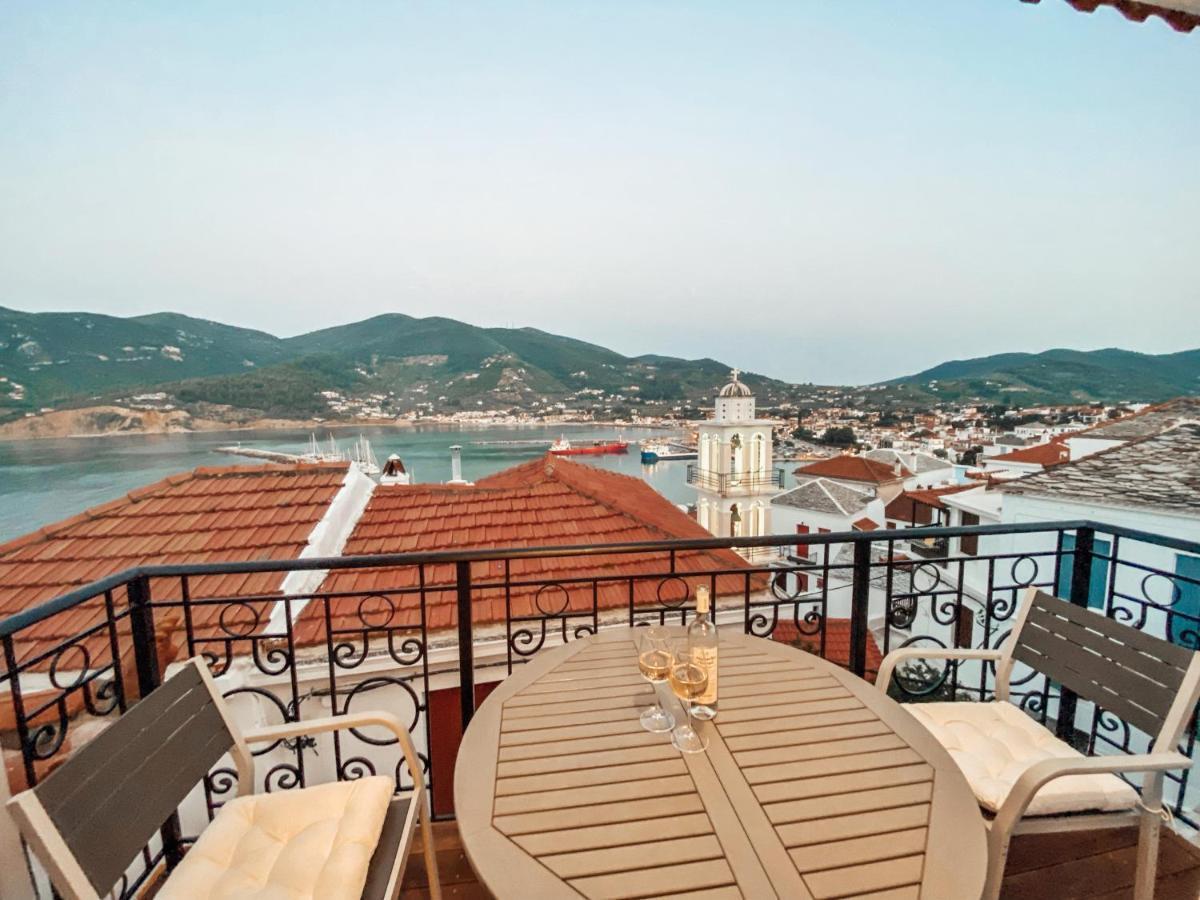 Evageliasvilla Sea View Skopelos Town Bagian luar foto